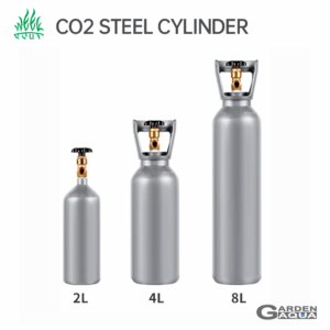 Tanque de co2 acero al manganeso 2L, 4L Y 8L - Week Aqua - 4L